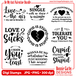 Be My Anti Valentine Digital Stamp Bundle